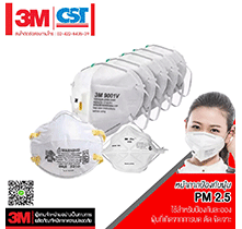 หน้ากากป้องกันฝุ่น PM 2.5 - CST SUPPLY CO LTD