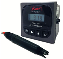 PONPE 590 PH CONTROLLER AND TRANSMITTER WITH LINE APP ALERT - PROTRONICS CO LTD